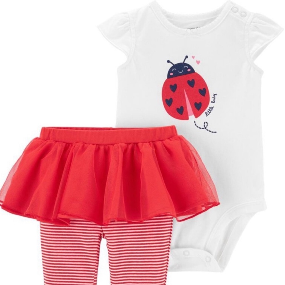 🐞 Ladybug Outfit - 3 Months